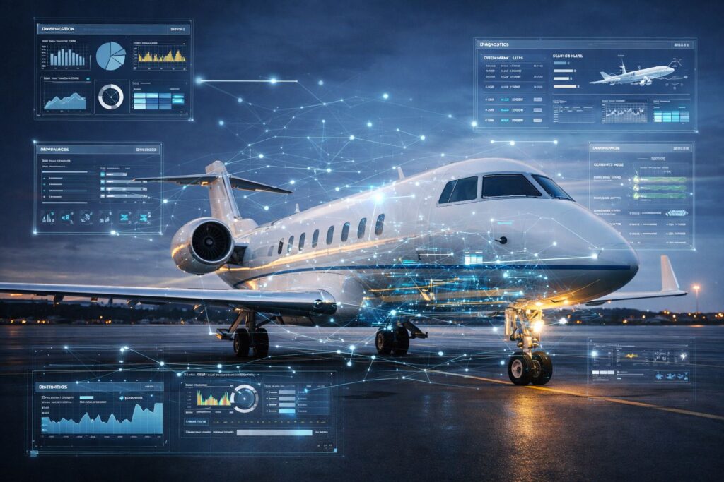 מערכת BI במטוסים פרטיים